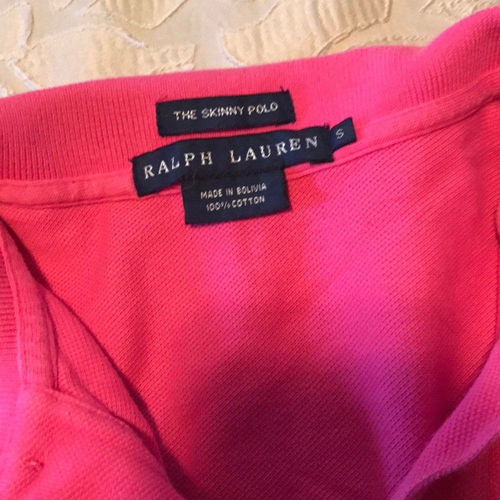 Ralph Lauren hot pink polo - Picture 3 of 4